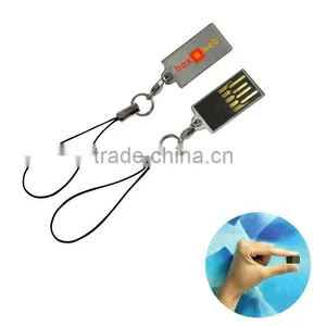 Super Mini Usb Flash Disk With Keychain thumbnail-1