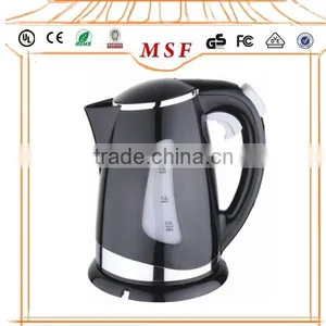 1.7L Black Yes Automatic Shut-off Electric Plastic Kettle thumbnail-1