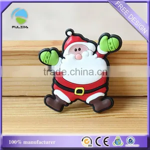 Custom Winter Snowman Plastic Rubber Decorating Fridge Magnet thumbnail-2