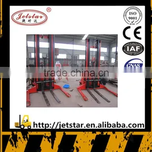 China Battery Operated Fork Lift Pallet Wide Leg Heavy Duty Stacker thumbnail-1