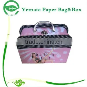 Cardboard Toy Carry Box With Handle, Custom Printed Toy Carry Box, Suitcase Carry Box for Children Toy Packaging thumbnail-1