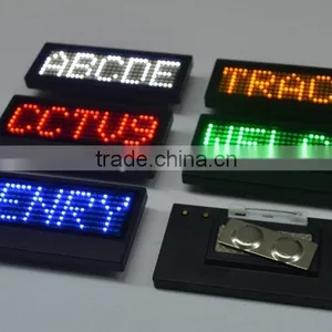 English Led Badge,can Chage Message Though Computer System thumbnail-1