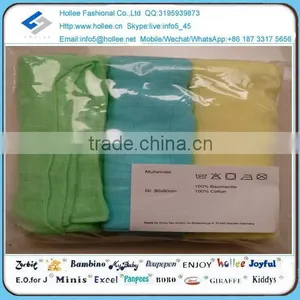 100% Cotton Printed Muslin Square Swaddle Blanket thumbnail-4