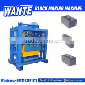 QT40-2 Low Price Concrete Block Machine,manual Electric Block Making Machine Eco Brick Machine thumbnail-1