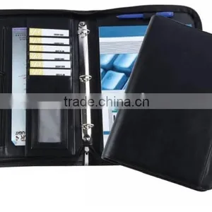 High Quality Leather Bound a4 Ring Binders thumbnail-1