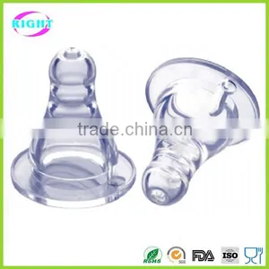 Food Grade Silicone Baby Water Bottle Nipples thumbnail-1