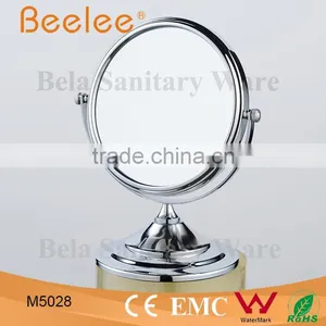 8 Inch Double Side Bathroom Mirror Round Brass Makeup Mirror thumbnail-4