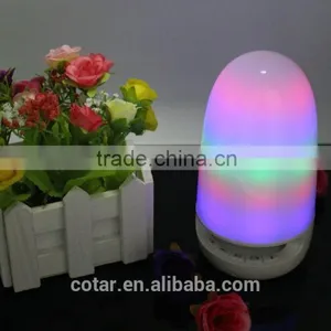 2016New Portable Wireless Bluetooth LED Light Lamp Speaker Built-in FM Radio With Hands-free Calls thumbnail-4