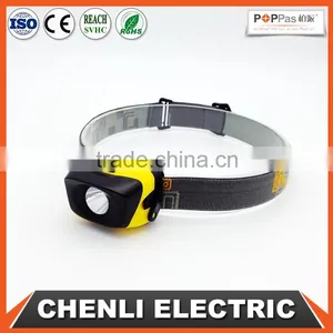 Poppas T10 3AAA Battery Operated Outdoor Waterproof Camping Running Walking Led Light Headlamp thumbnail-1
