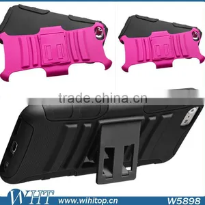 Rubberized Combo Heavy Duty Armor Case for IPhone 6 Plus 5.5 Inches, With Stand Function thumbnail-5