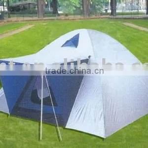 White Big Family Tent for 4-6 Person/camping Hiking Tent thumbnail-1