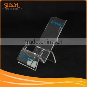 Acrylic Display Factory Clear Custom Shaped Mobile Phone Display thumbnail-1