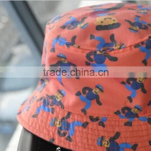 Printing Cotton Custom Made Bucket Hat thumbnail-2