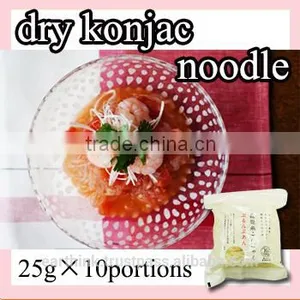 Japanese Best Selling Dried Konjac Pasta Shirataki Konjac Noodle Konjac Pasta 25g x 10 Portions thumbnail-1