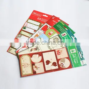 Merry Christmas Sticker Paper,ECO-friendly Paper Sticker,sticker Waterproof Paper Custom thumbnail-1