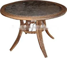 Outdoor Furniture Rattan Table With Different Table Top thumbnail-4