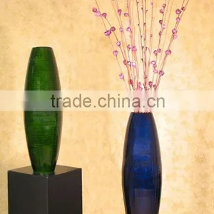 Bamboo Cylinder Floor Vase thumbnail-1