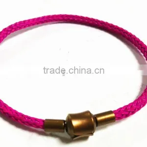 Newest 2016 Woman Popular Braided Stainless Steel Bracelets thumbnail-2