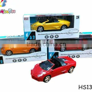 High Quality 1:32 Pull Back Die Cast Car With Light and Music thumbnail-1