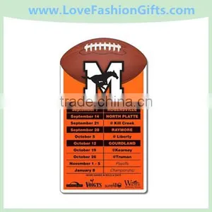 Magnet - Football Topper Shape Rectangle (3.25x5.75) - 20 Mil. thumbnail-1
