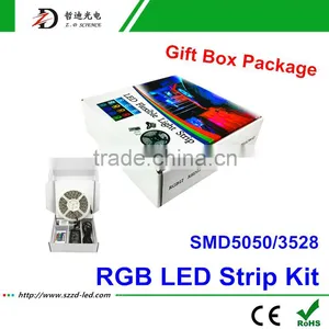 High Quality 12V SMD Waterproof 5050 RGB LED Strip Kit thumbnail-1