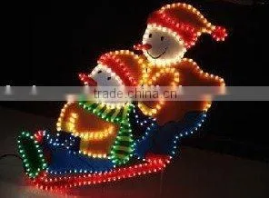 Glittering Snowman Led Motif Light thumbnail-1