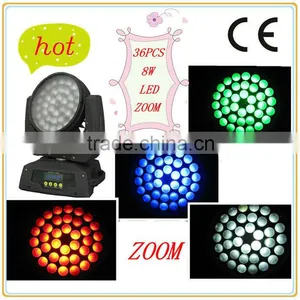 36x8W RGBW 4 in 1 Wash Zoom Led Moving Head thumbnail-1