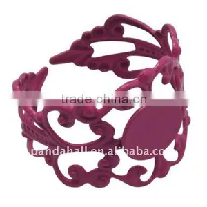 Brass Filigree Ring Blank(KK-G042-8) thumbnail-1
