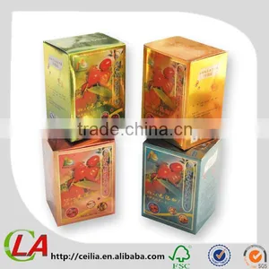 Gold And Silver Cardboard Printed Folding Food Packaging Boxes thumbnail-1