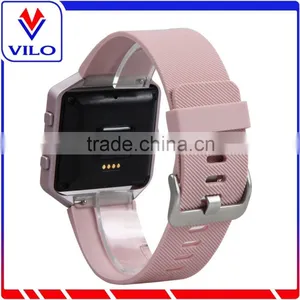 Silicon Replacement Band for Fitbit Blaze With Metal Bumper Small / Large Size thumbnail-2