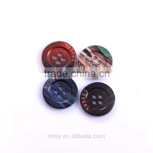 Wholesale Colorful 4 Holes Sewing Type Shirt Button thumbnail-2