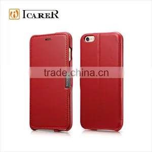 Genuine Leather Flip Wallet Case for IPhone6 Plus Case thumbnail-1