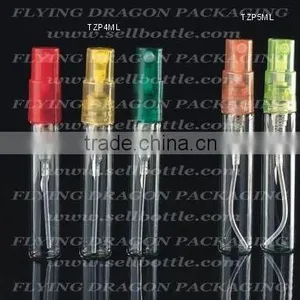 4ml,5ml, Tester Bottle, Glass Perfume Bottle With Plastic Spray, Small Tube Glass Vial thumbnail-1