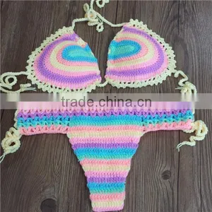 Crochet Monokini Swimwear thumbnail-3