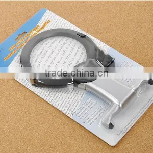 Desktop LED Magnifier /Magnifying Glass With Folding Stand And LED Light thumbnail-1