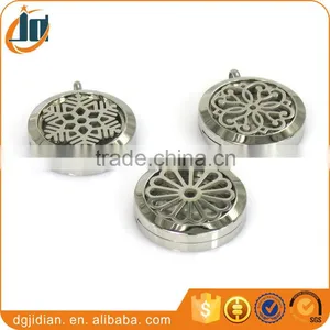 Stainless Steel Perfume Locket Aromatherapy Essential Oil Diffuser Necklace thumbnail-2