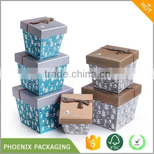 Flip Top Chocolate Paper Box With Ribbon thumbnail-1
