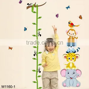 Cute Cartoon Characters Kids Height Measuring Wall Stickers Boy Girl Growth Chart thumbnail-6