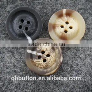Chinese Wholesale Horn 4-holes Resin Button for Garment Accessories thumbnail-1