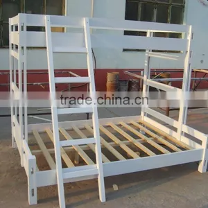 Wholesale Cheap Solid Pine Wood Bunk Beds thumbnail-3