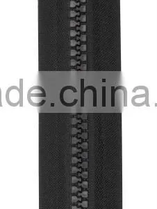#8 Plastic Two Open End Zipper thumbnail-1