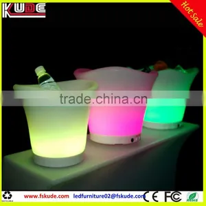 Rechargeable Led Ice Bucket/illuminated Beer Bottle Ice Bucket With Remote Control thumbnail-1