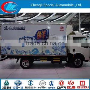 Mini Refrigerated Cold Room Van Truck Dongfeng Refrigerated Freezer Trailer 4*2 Refrigerated Ice Cream Truck thumbnail-4