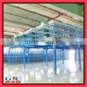 Made in China Two Layer Racks Support Metal Dismountable Mezzanine Floor thumbnail-5