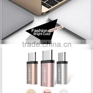 Micro to Type C Adapter USAMS Data Sync Charging USB Type C Male to Micro USB Female Data Adapter Connector thumbnail-4