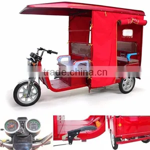 2016 New Model 4 Passengers Electric Tricycle 3 Wheel Auto e Rickshaw thumbnail-1