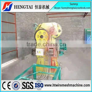 Professional Manufacture New Generation Nine Strips Razor Barbed Wire Making Machine thumbnail-4