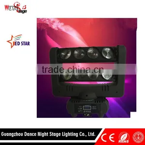 Quality 8 Eyes Lamp LED Moving Head Light Beam Light in Any Occasion thumbnail-4