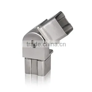 Stainless Steel Square Fittings Elbow Fitting for Square Tube Square Tube Connector thumbnail-1