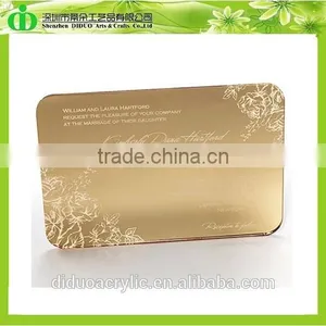 DDI-C022 Trade Assurance Hot Sales Unique Wedding Invitation Cards thumbnail-1
